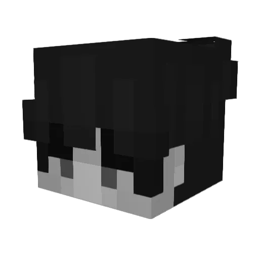 TheVx11 Minecraft avatar head, 3D render