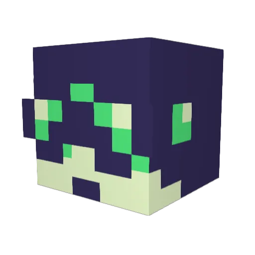 TheWDoughBoy Minecraft avatar head, 3D render