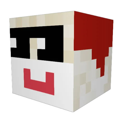 TheWackyHobo Minecraft avatar head, 3D render