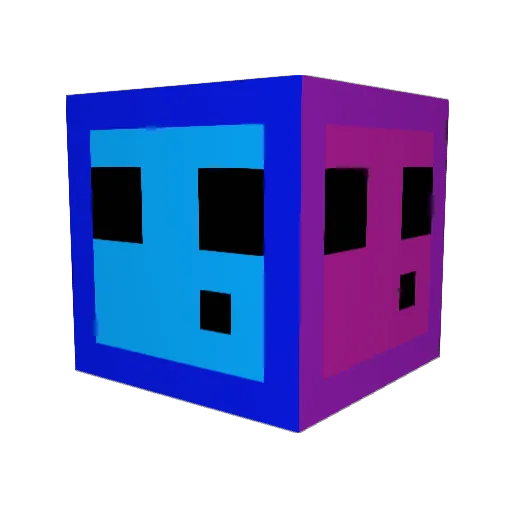 TheWackyWaffle Minecraft avatar head, 3D render