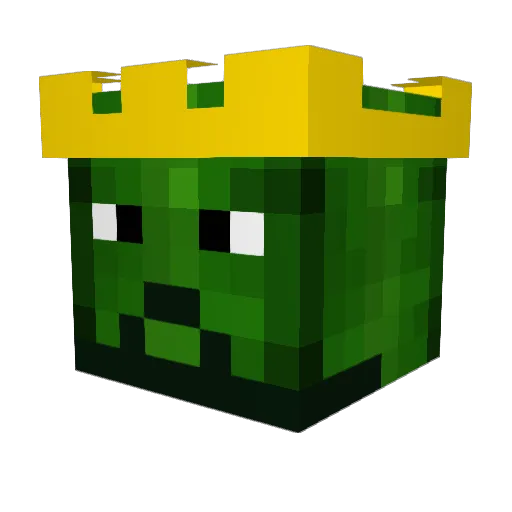 TheWalrus2224 Minecraft avatar head, 3D render