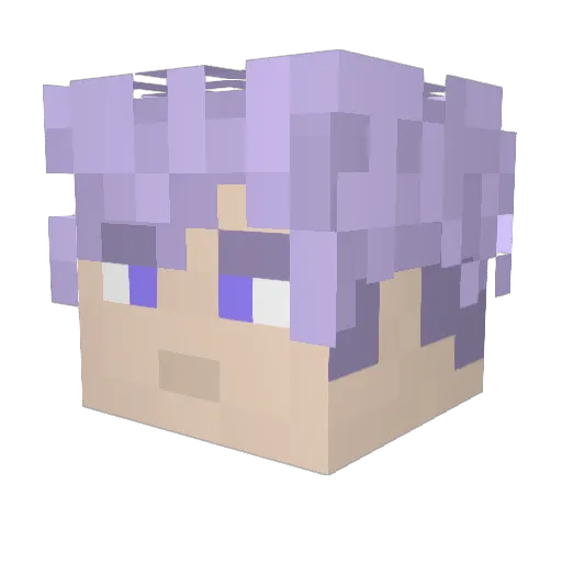 TheWammiest Minecraft avatar head, 3D render