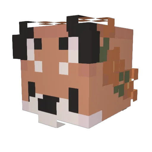 TheWarehouseJW Minecraft avatar head, 3D render