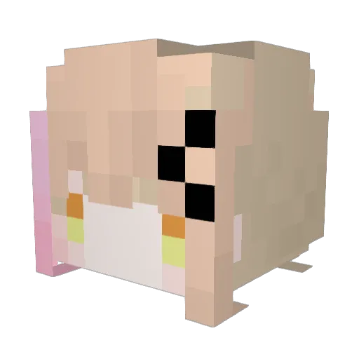TheWatcher3173 Minecraft avatar head, 3D render