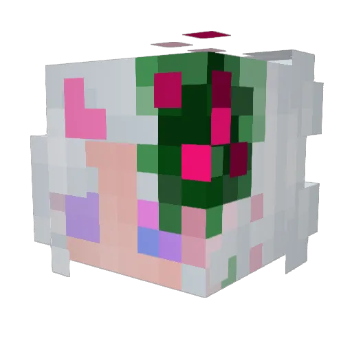 TheWeeziest Minecraft avatar head, 3D render