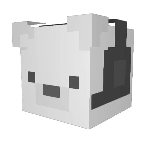 TheWeirdOne1 Minecraft avatar head, 3D render