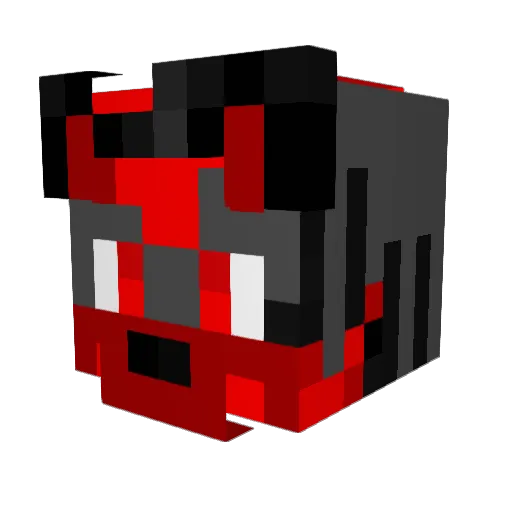 TheWeirdWolf06 Minecraft avatar head, 3D render