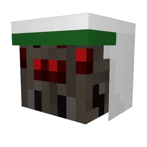 TheWetFloorsign Minecraft avatar head, 3D render