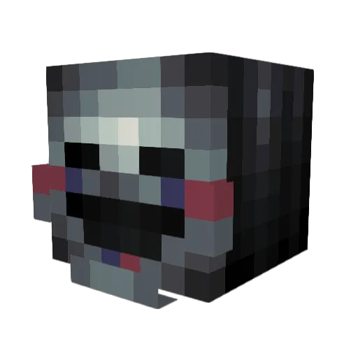 TheWhatWhat Minecraft avatar head, 3D render