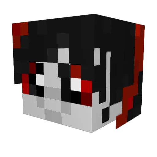 TheWhiskeyQueen Minecraft avatar head, 3D render