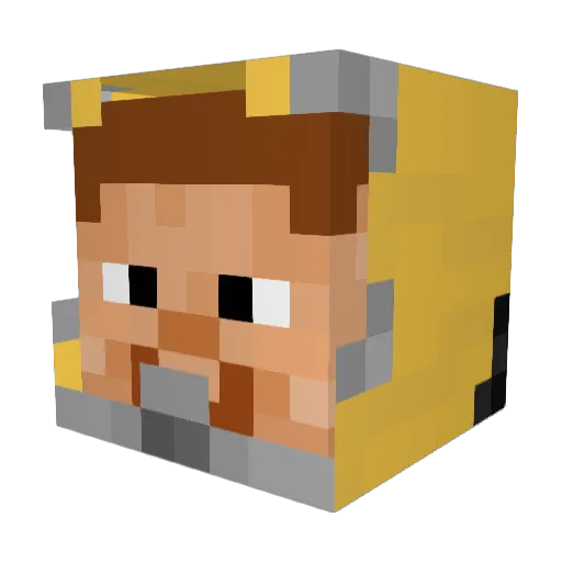 TheWich0 Minecraft avatar head, 3D render