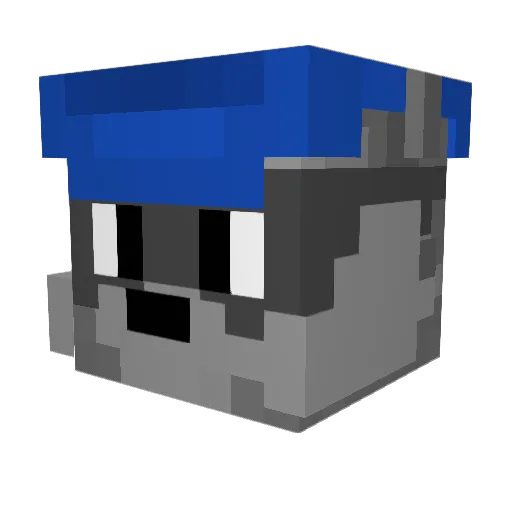 TheWienerboy Minecraft avatar head, 3D render