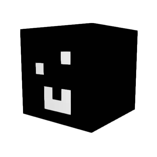 TheWiggler1 Minecraft avatar head, 3D render