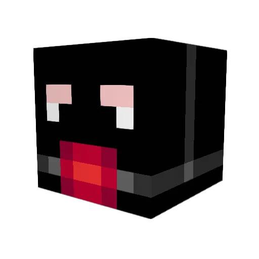 TheWillow Minecraft avatar head, 3D render