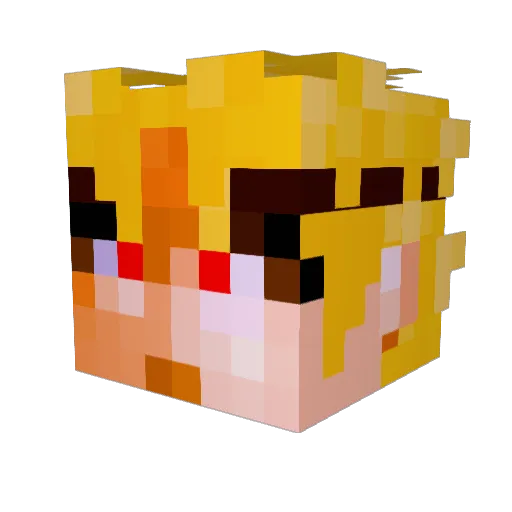 TheWillowyTree Minecraft avatar head, 3D render