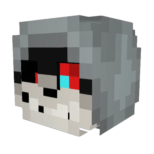 TheWindPanther Minecraft avatar head, 3D render