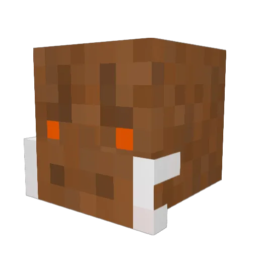 TheWindu Minecraft avatar head, 3D render