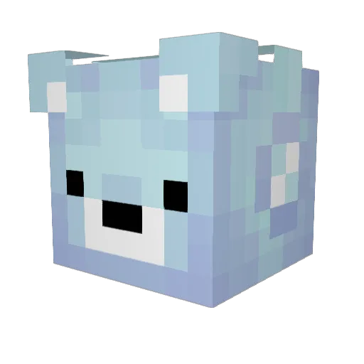 TheWinterKiller Minecraft avatar head, 3D render