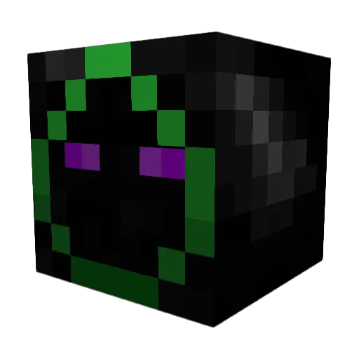 TheWizardBlade Minecraft avatar head, 3D render