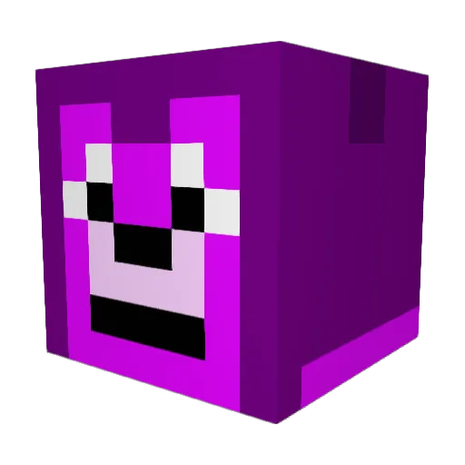 TheWolfPup2006 Minecraft avatar head, 3D render