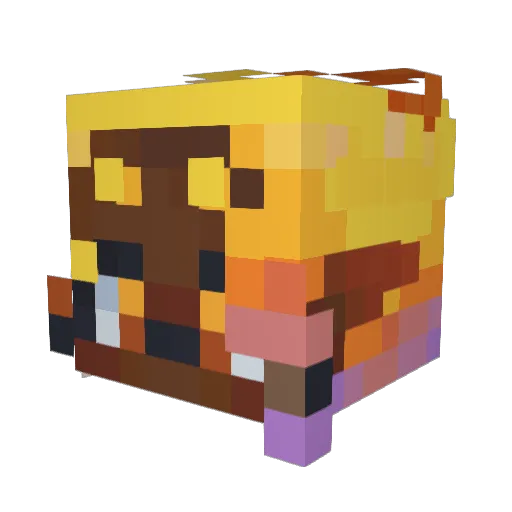 TheWonkaSon Minecraft avatar head, 3D render