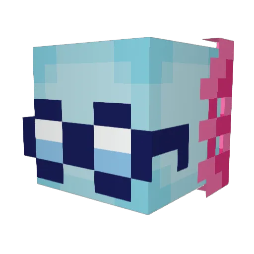 TheWoolyLamb Minecraft avatar head, 3D render