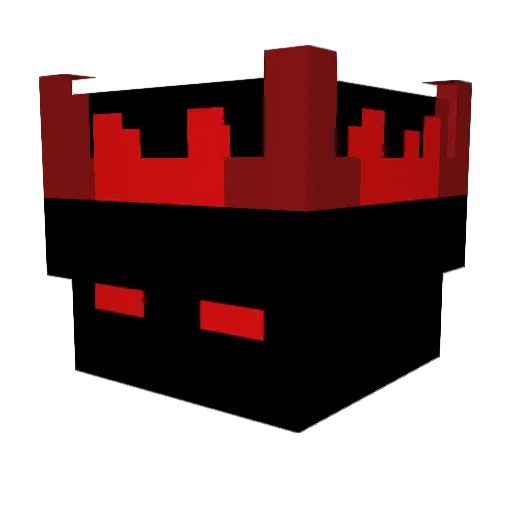 TheWorldEnder8 Minecraft avatar head, 3D render