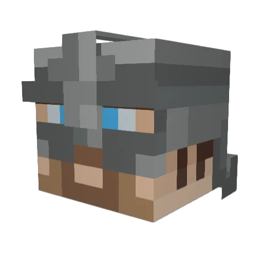 TheWoundedGoose Minecraft avatar head, 3D render