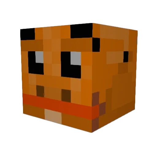 TheWrathofShane Minecraft avatar head, 3D render