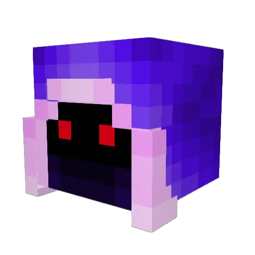 TheWuggi Minecraft avatar head, 3D render