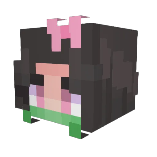 TheWurst23 Minecraft avatar head, 3D render