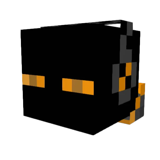 TheX360 Minecraft avatar head, 3D render