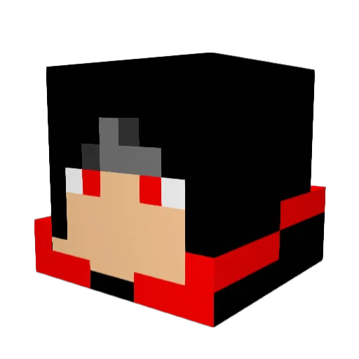TheXNils Minecraft avatar head, 3D render