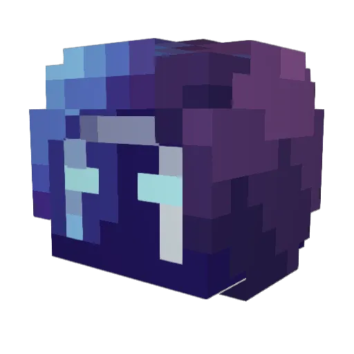 TheXaliks Minecraft avatar head, 3D render