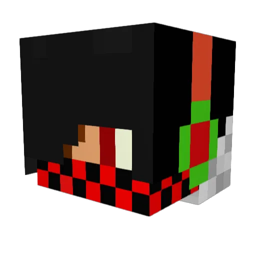 TheXanManCan Minecraft avatar head, 3D render