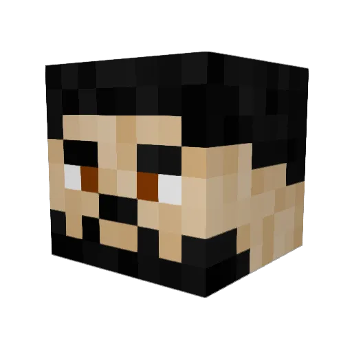 TheXotix27 Minecraft avatar head, 3D render