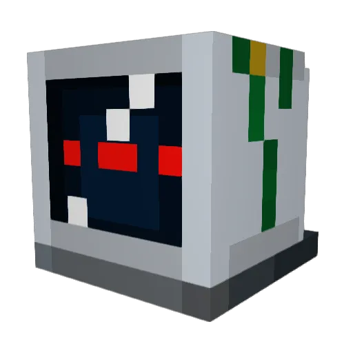 TheXpertiz Minecraft avatar head, 3D render