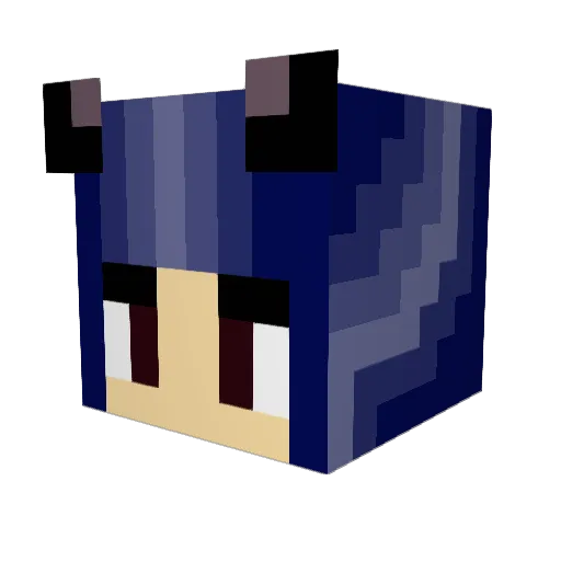 TheXtrmis Minecraft avatar head, 3D render