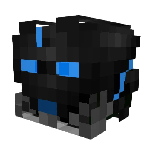TheYUniversal Minecraft avatar head, 3D render