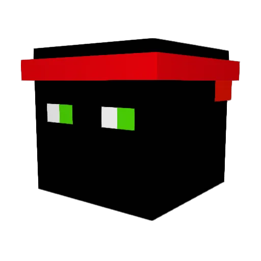 TheYacksterK Minecraft avatar head, 3D render