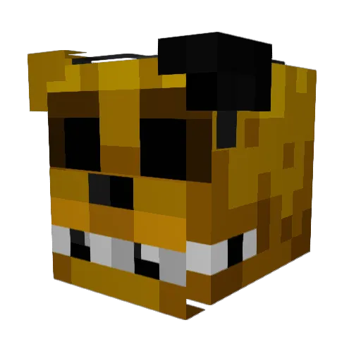 TheYaeSimp Minecraft avatar head, 3D render