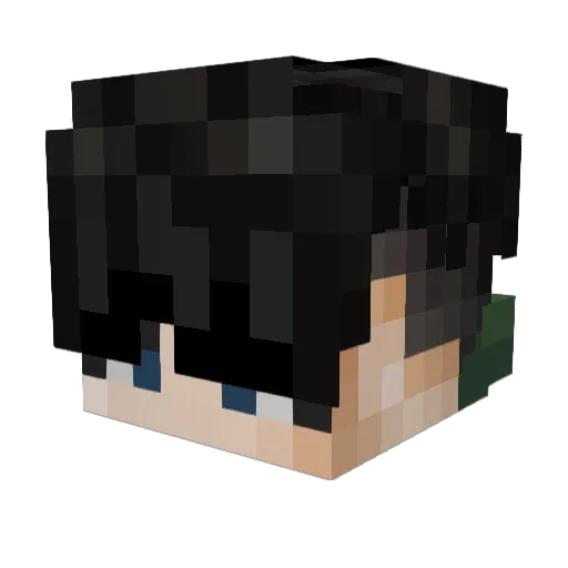 TheYamiGod Minecraft avatar head, 3D render