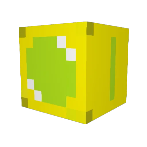 TheYellowNinja13 Minecraft avatar head, 3D render