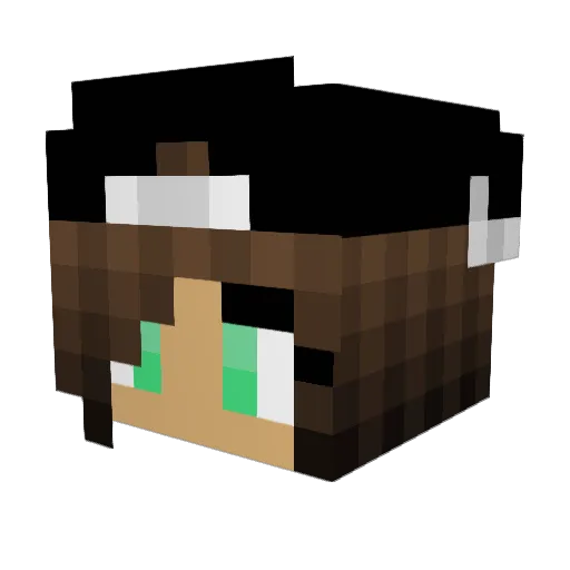TheYoder10 Minecraft avatar head, 3D render