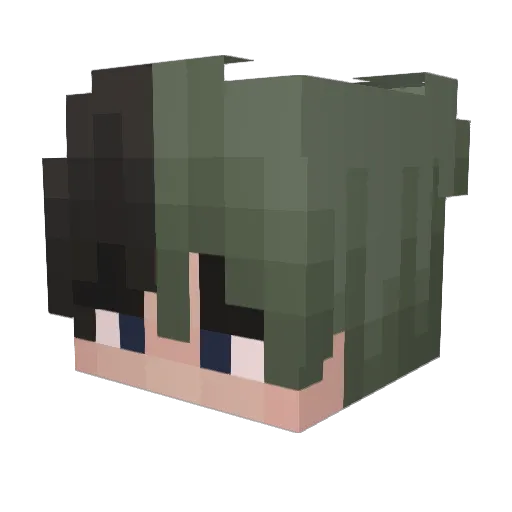 TheYong777 Minecraft avatar head, 3D render