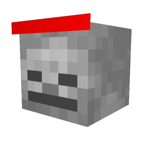 TheYouGun Minecraft avatar head, 3D render