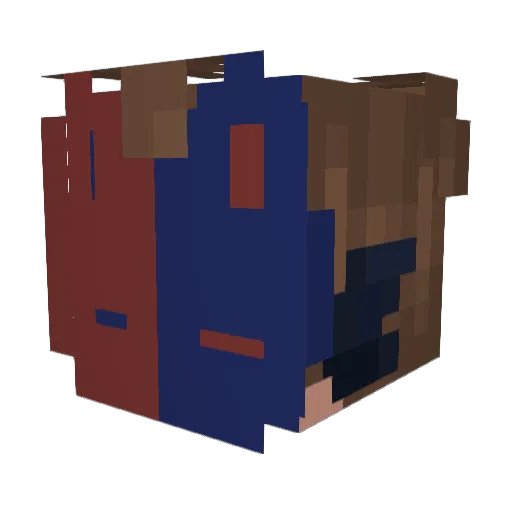 TheYoungCricket Minecraft avatar head, 3D render