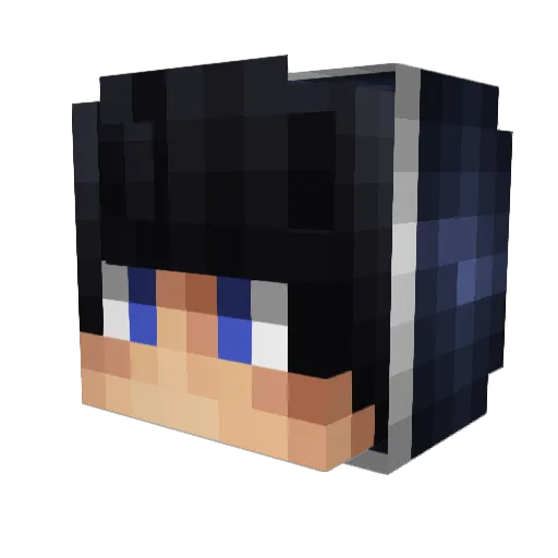TheYoungFace Minecraft avatar head, 3D render
