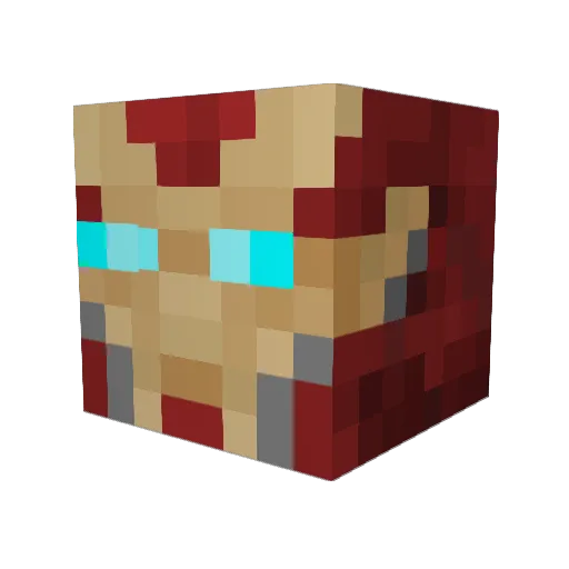 TheYoungMystic Minecraft avatar head, 3D render