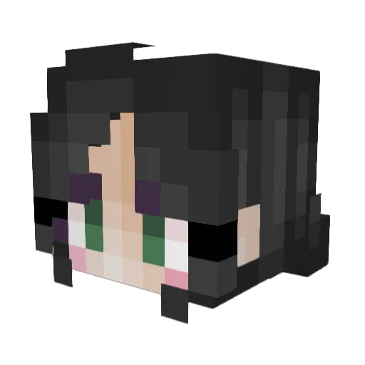 TheYuriVampyre Minecraft avatar head, 3D render